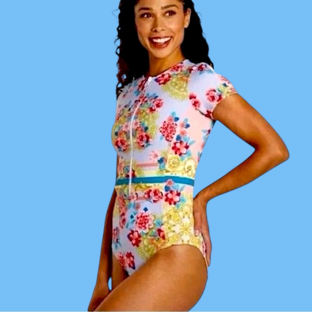 NWT Johnny Was Japer Neoprene One Piece Swimsuit - Picture 4 of 16